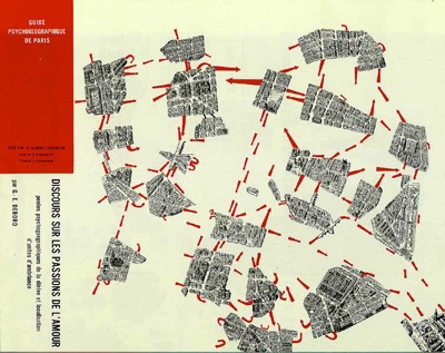Situationist Map of Paris